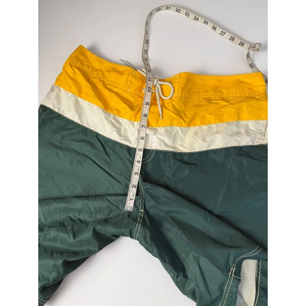 Vintage NFL Team Apparel Green Bay Packers Swim Trunks XXL Board Shorts